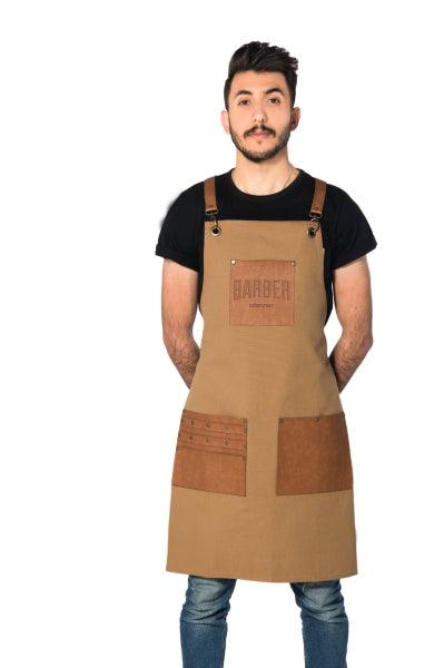 Marmara Barber Apron (Beige) - BarberSets