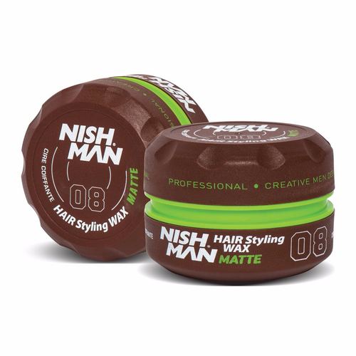 NISHMAN HAIR STYLING WAX 150ml MATTE 08